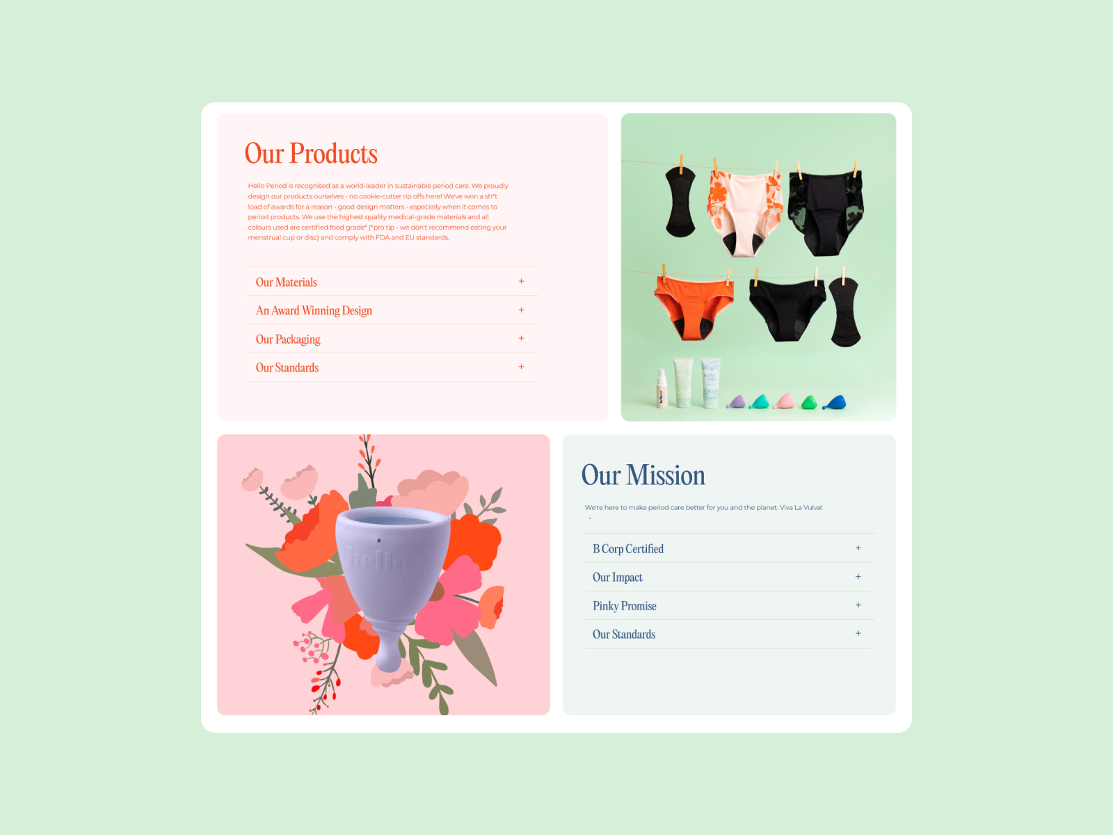 Product and Mission